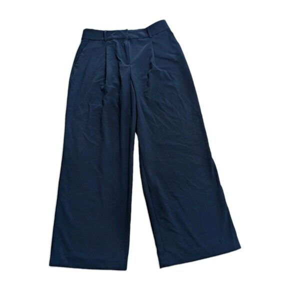 Loft Peyton Trouser Pants in Bi-Stretch Navy Blue Size 10 - Picture 3 of 11